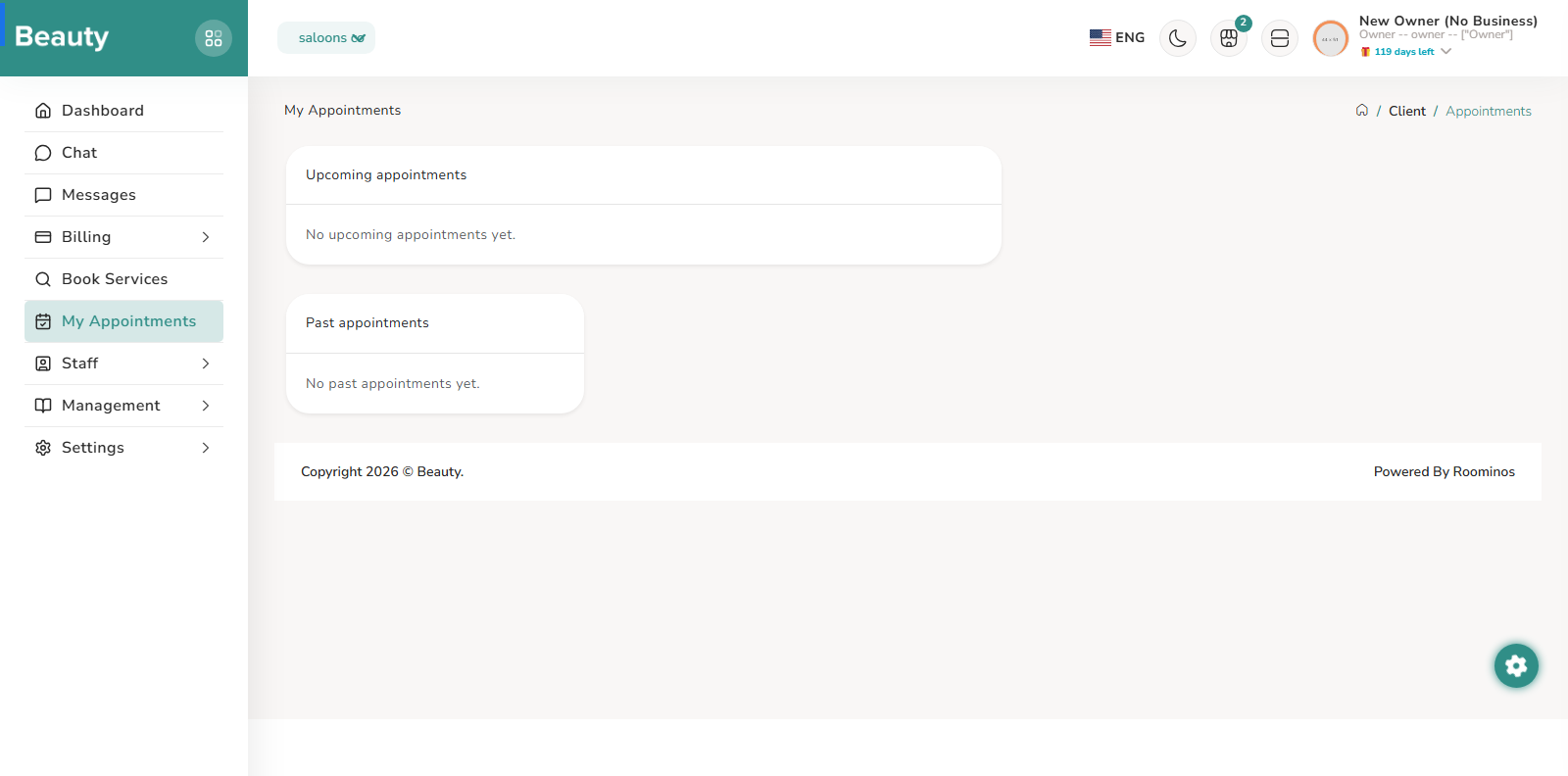 Appointments screenshot 1