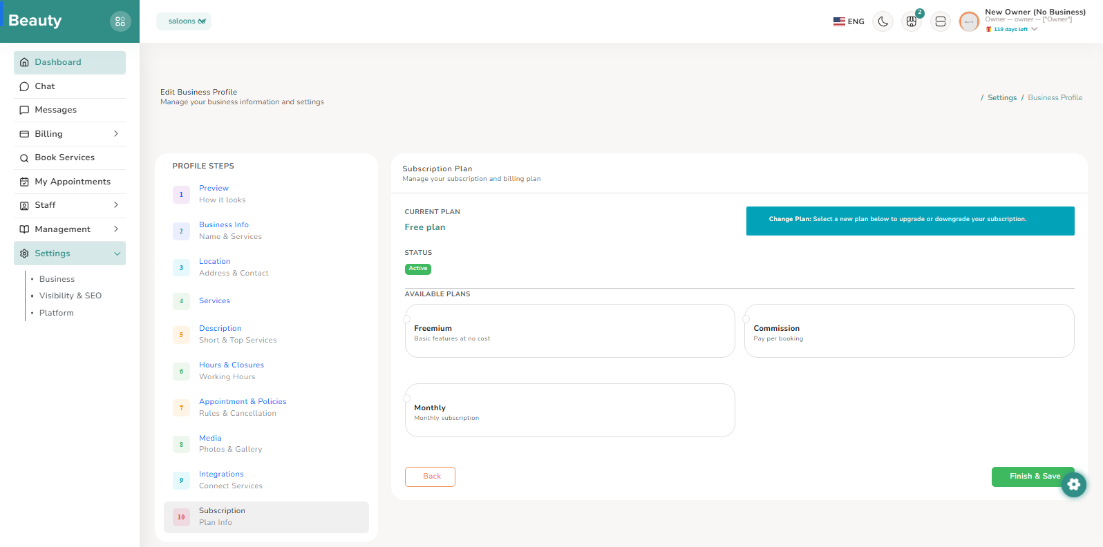 Settings / Business screenshot 10