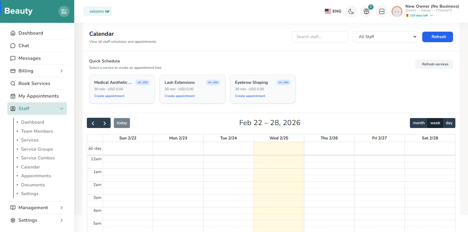 Calendar screenshot 1