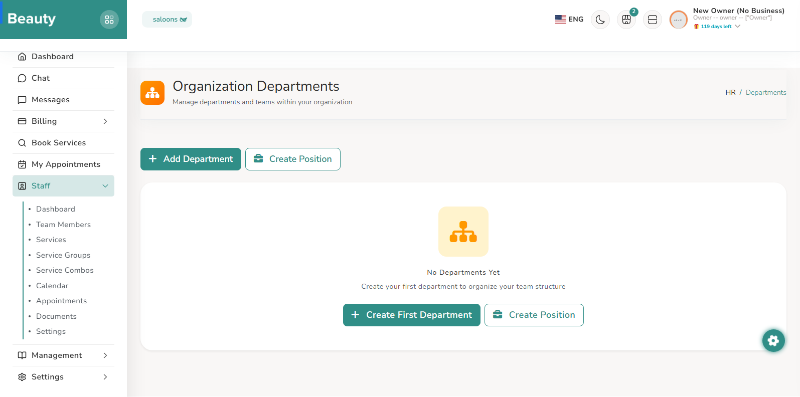 Staff / Dashboard screenshot 2