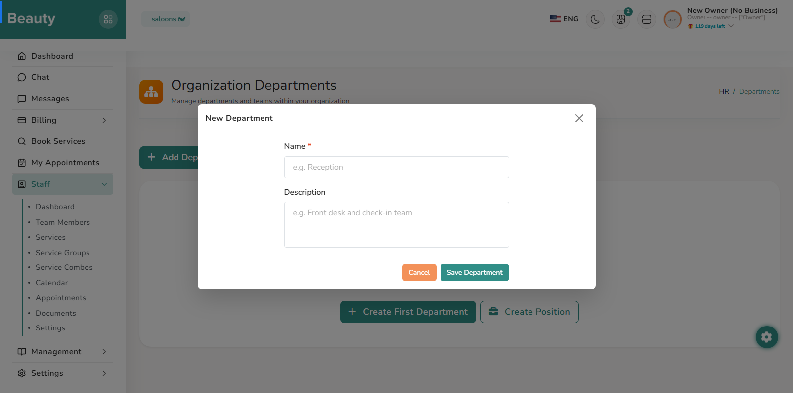 Staff / Dashboard screenshot 3