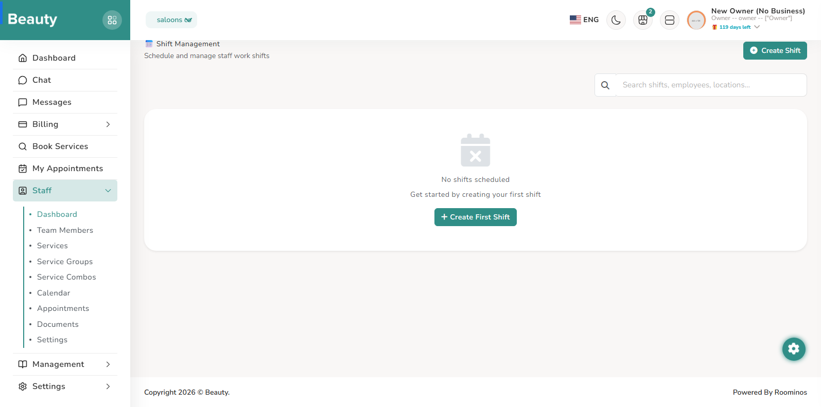 Staff / Dashboard screenshot 9