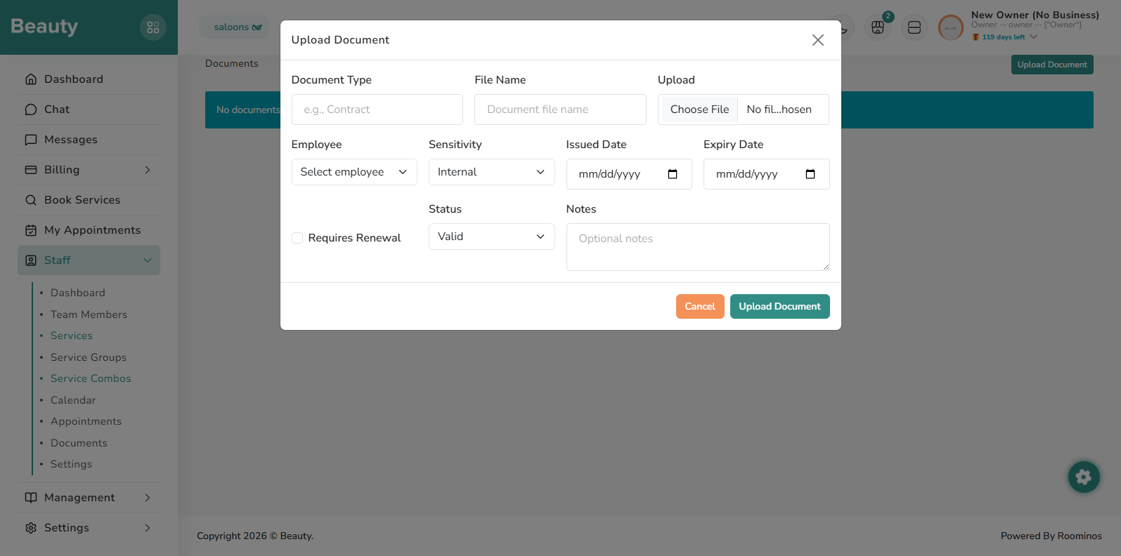 Staff / Documents screenshot 1