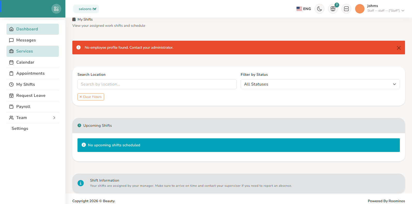 My Shifts screenshot 1